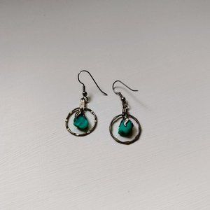 Hanging Turquoise Stone Earrings